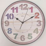 AM9650 klok houtlook met bolglas